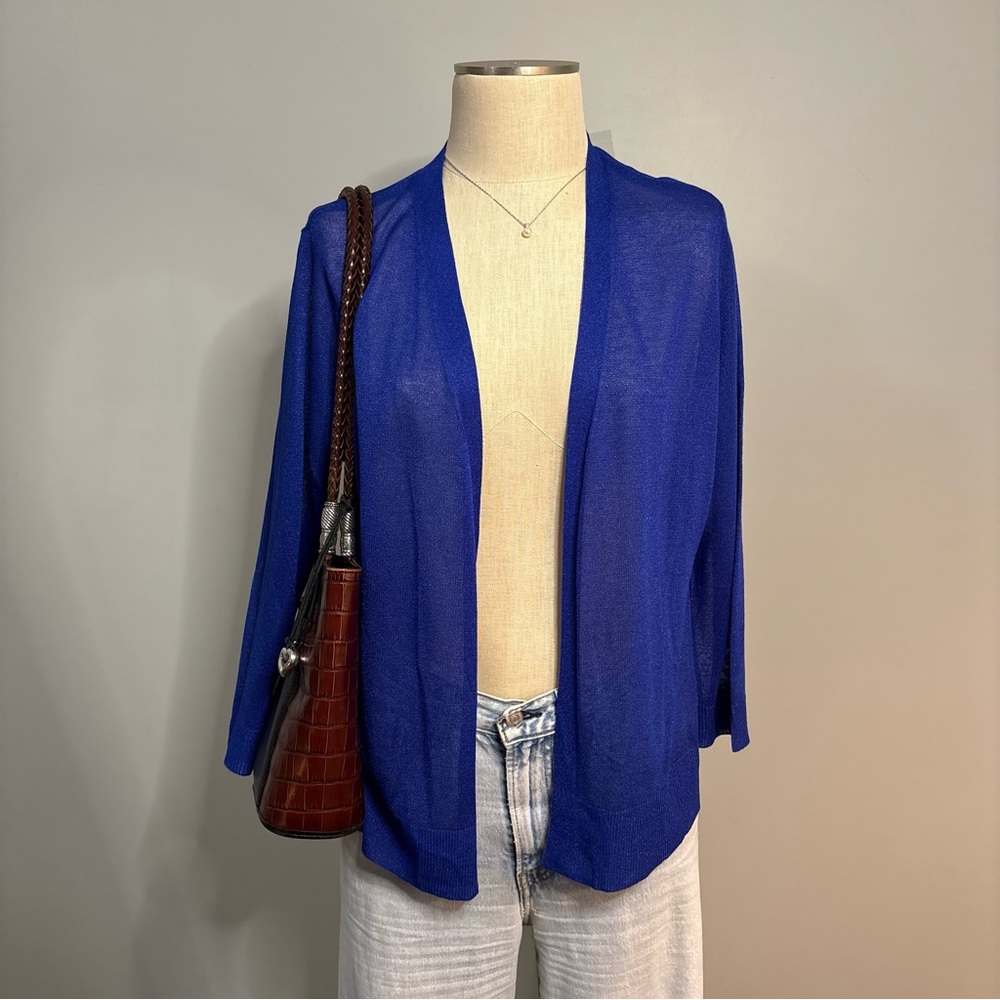 Club Monaco Royal Blue Open Cardigan